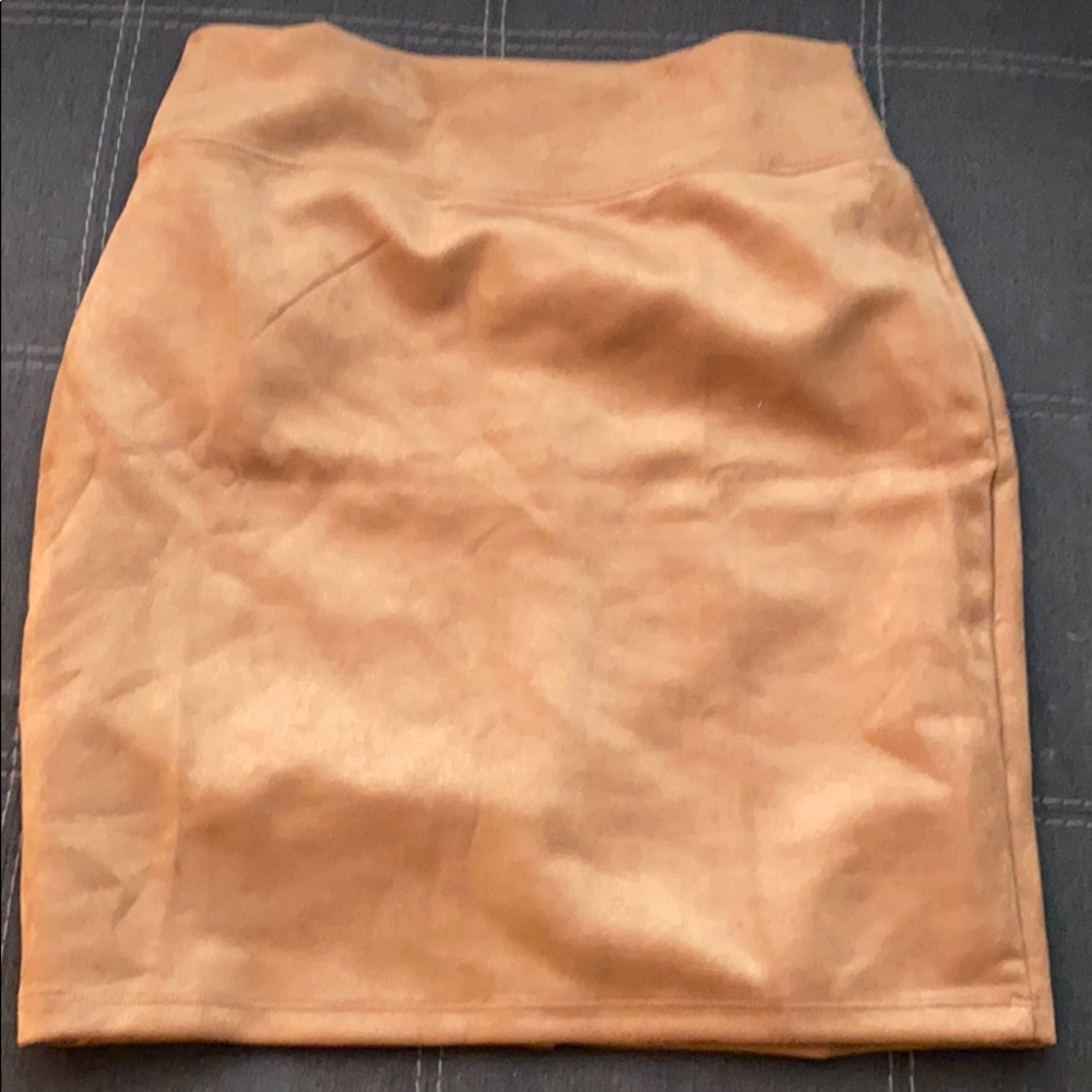 Suede Skirt